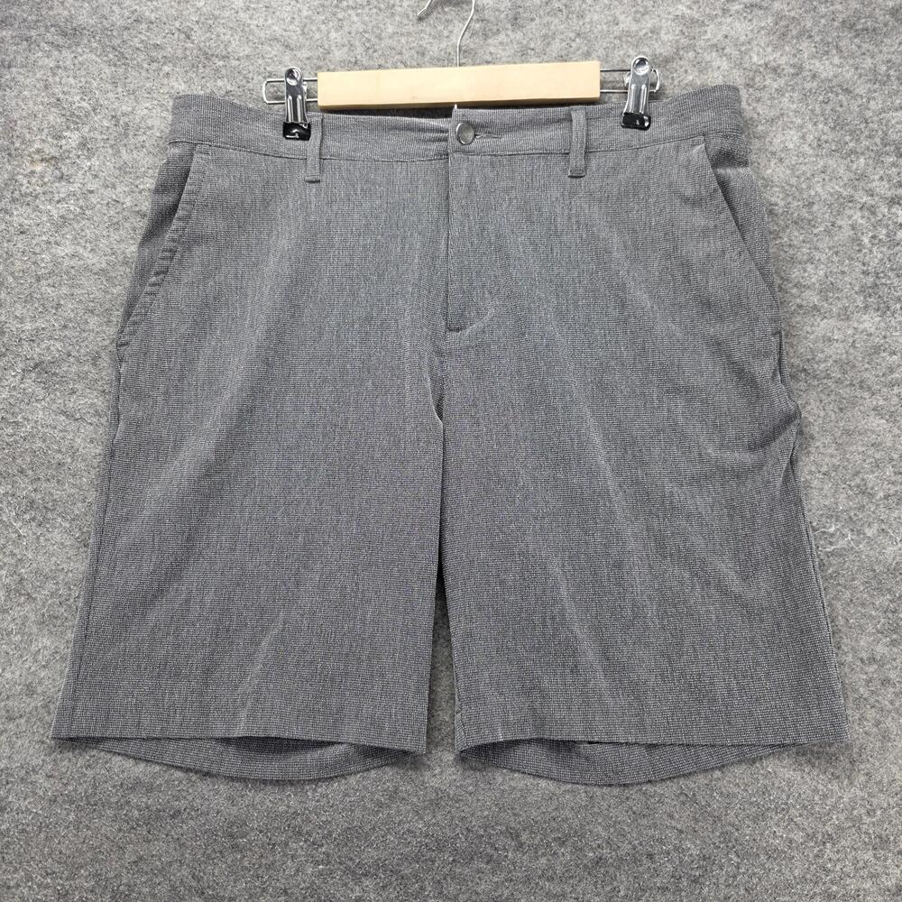 Adidas Shorts Mens 34 Gray Golf Athletic 11 Inseam Pockets Stretch Performance